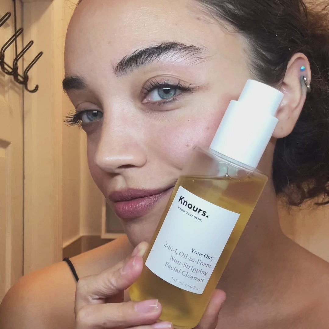 Your Only 2-in-1 Oil-to-Foam Facial Cleanser